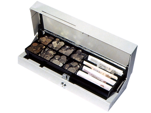 Pénztárgép kasszafiók Flip-Top fehér